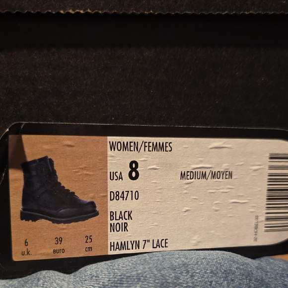 Harley-Davidson Black and Gray Combat / Tacticle Boots Woman's size 8.  NEW - Picture 9 of 9